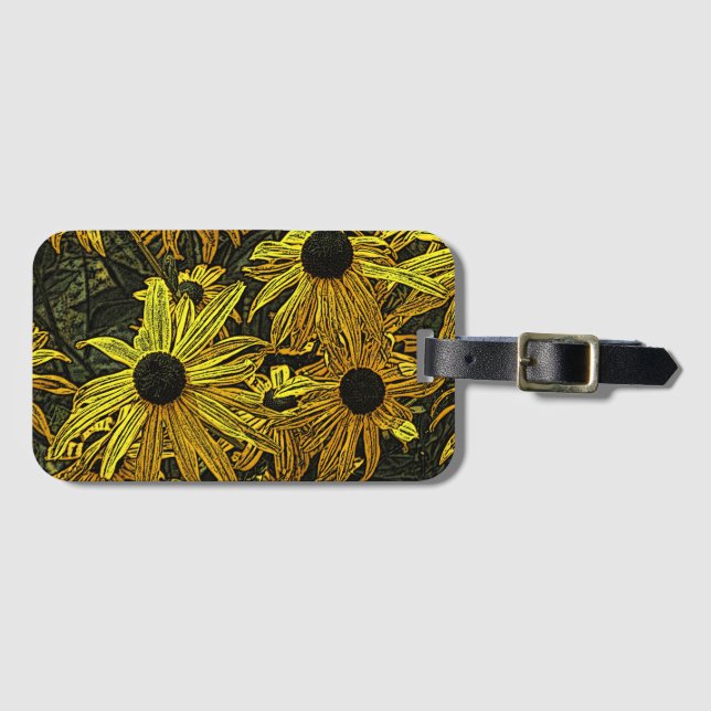 RUDBECKIA LUGGAGE TAG (Front Horizontal)