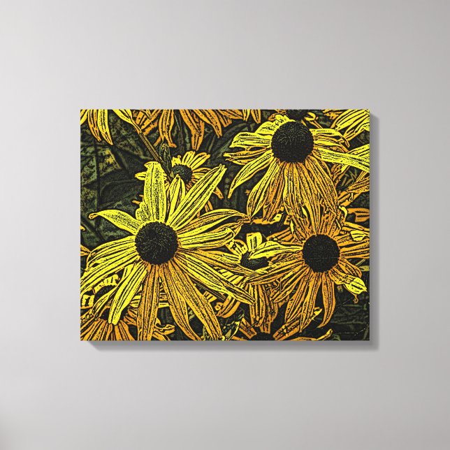 RUDBECKIAS CANVAS PRINT (Front)
