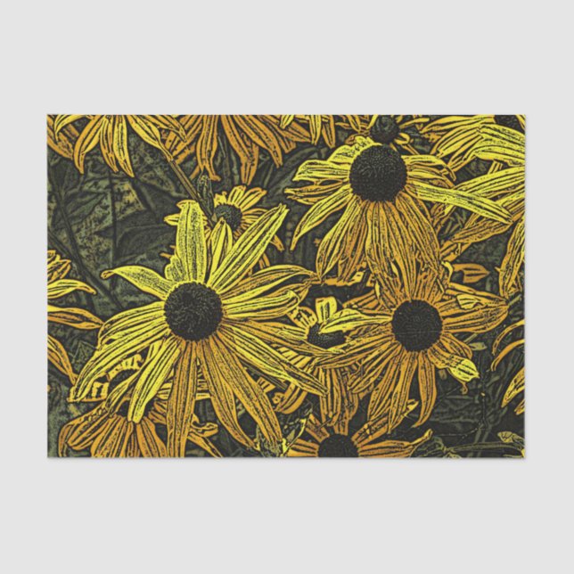 RUDBECKIAS TISSUE PAPER (Front)