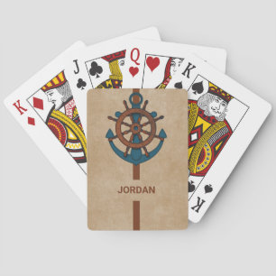 Rudder And Anchor Playing Cards