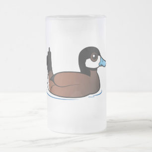 Ruddy Duck Frosted Glass Beer Mug