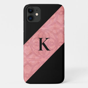 Ruddy Pink Batik And Black Letter Case-Mate iPhone Case