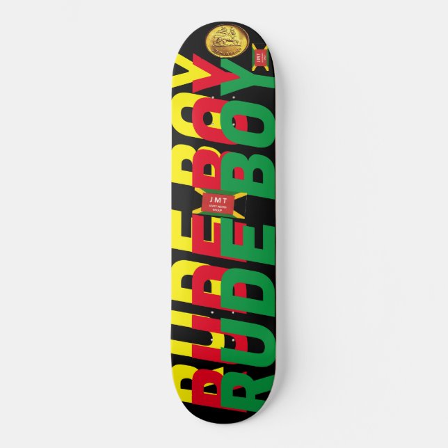 RUDE BOY  8 1/4" Skateboard Deck (Front)