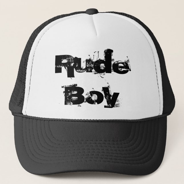 Rude Boy II Trucker Hat (Front)