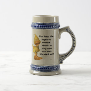 Rude Duck Beer Stein