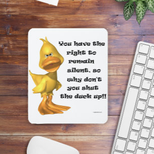 Rude Duck Mouse Pad