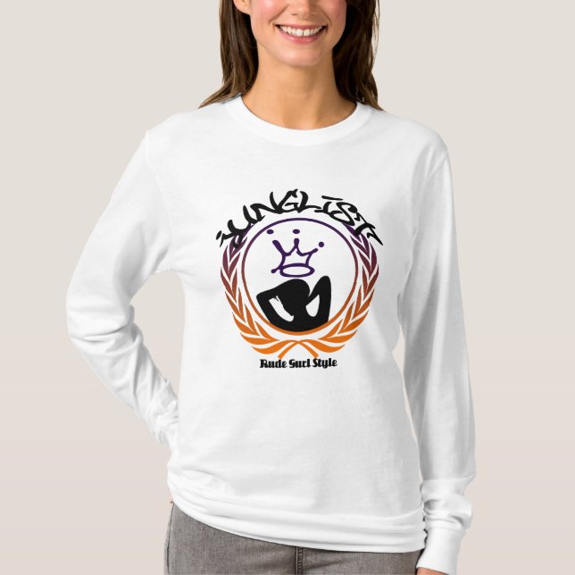 Rude Gurl Style Long Sleeve T-Shirt (Front)