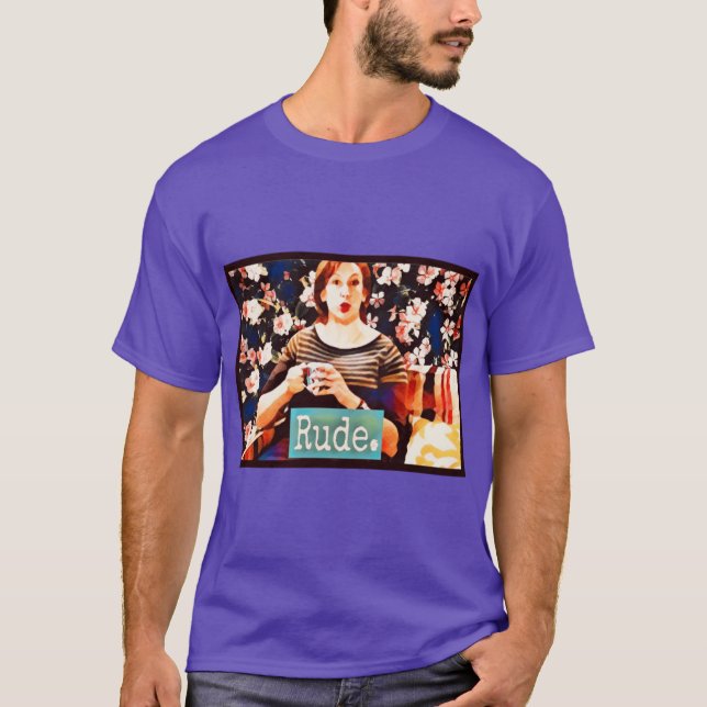 Rude Miranda Hart retro T-Shirt (Front)