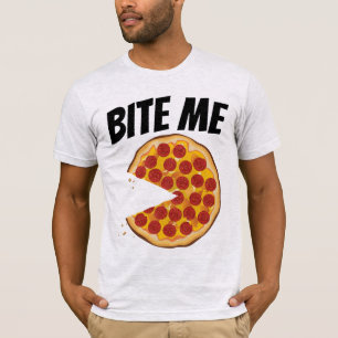 RUDE OFFENSIVE MEN'S PIZZA T-Shirts