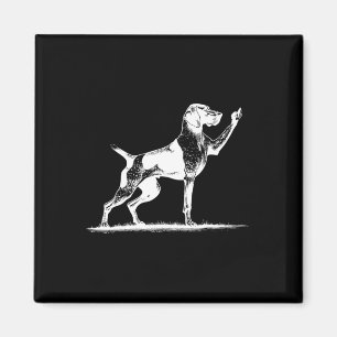 Rude Pointer Dog Hole German Shorthaired Pointer D Magnet