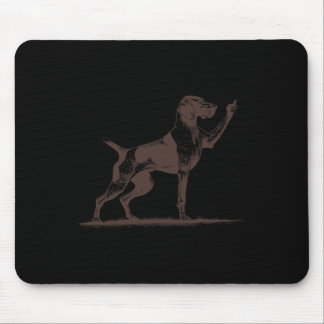 Rude Pointer Dog Hole German Shorthaired Pointer D Mouse Pad