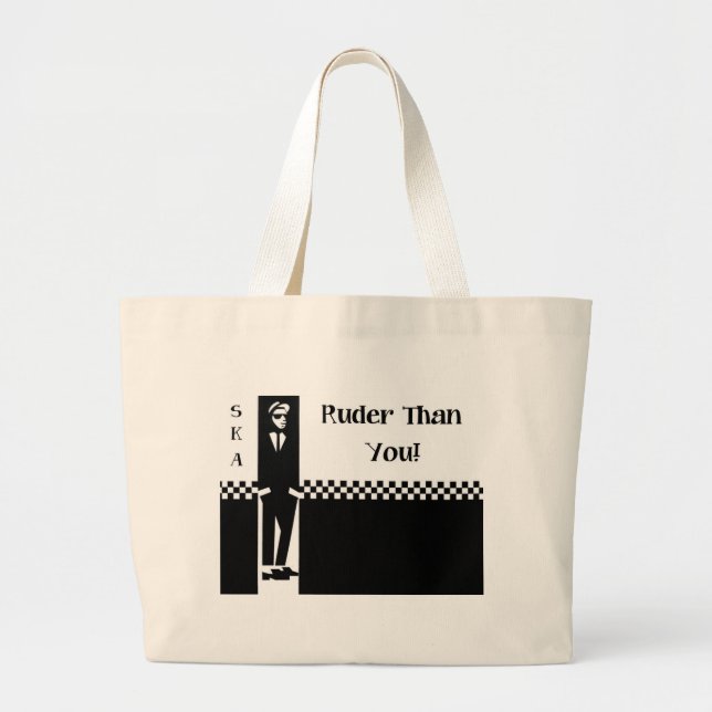 RUDER THAN YOU. LARGE TOTE BAG (Front)