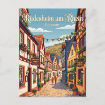 Rüdesheim am Rhein Old Town Alley Germany