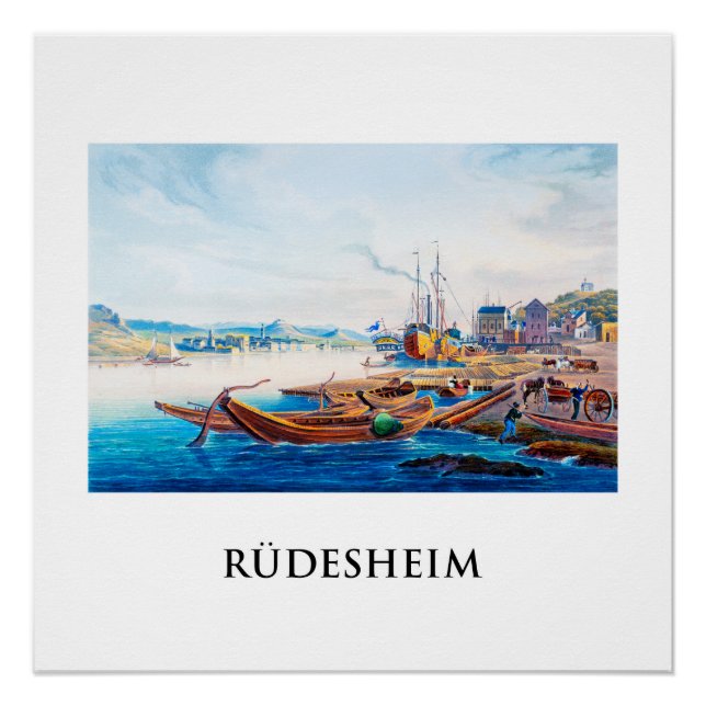 Rüdesheim, Germany 01B Poster (Front)