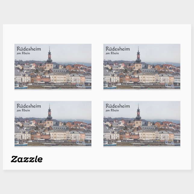 Rüdesheim Germany Rectangular Sticker (Sheet)
