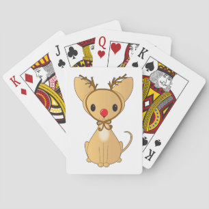 Rudolf Chihuahua Playing Cards