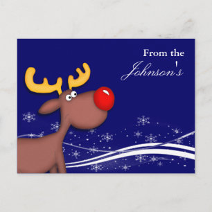 Rudolf Christmas Greeting Card