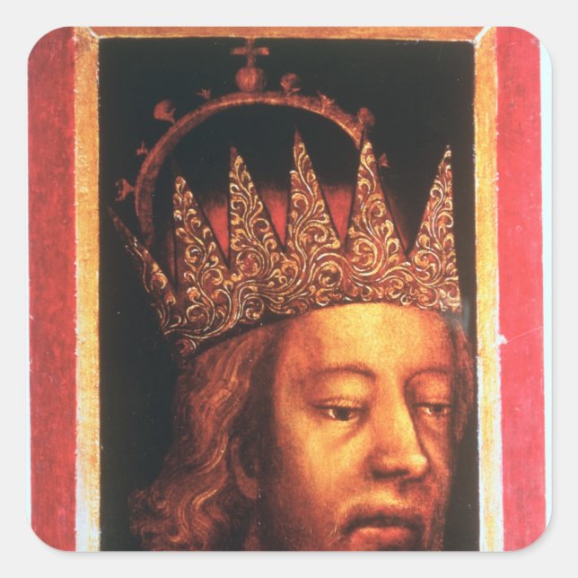 Rudolf IV, Emperor of Austria and Tyrol , c.1360 Square Sticker (Front)