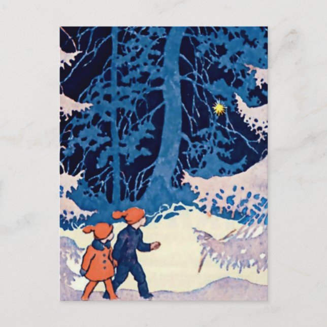 Rudolf Koivu “Brother and Sister” Postcard (Front)