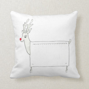 Rudolf the Red Nosed Radiator Cushion