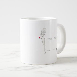 Rudolf the Red Nosed Radiator Large Coffee Mug