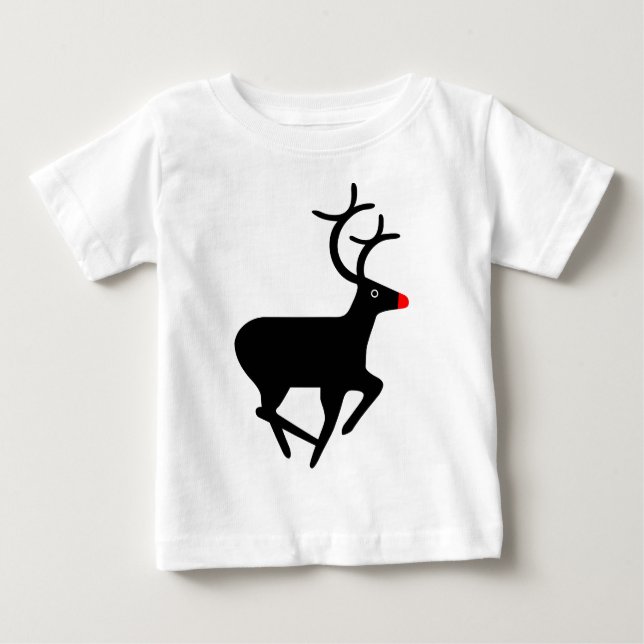 Rudolf the Red Nosed Reindeer Baby T-Shirt (Front)