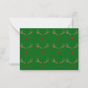Rudolph Christmas Card