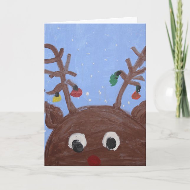 Rudolph Christmas Card (Front)