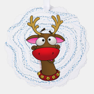 Rudolph Christmas Paper Ornament