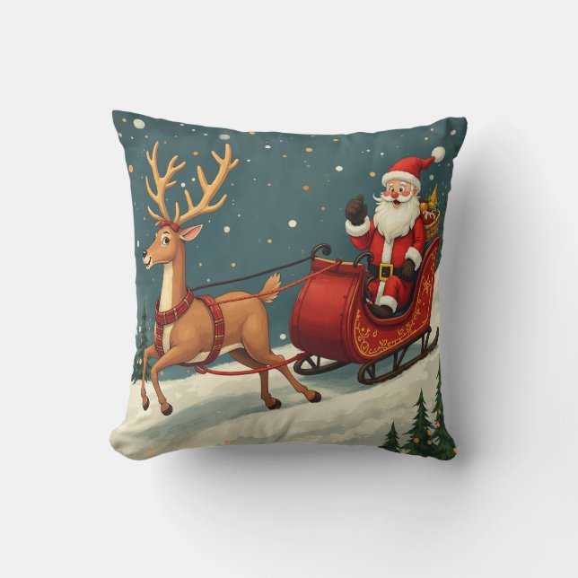 rudolph deer cushion (Front)