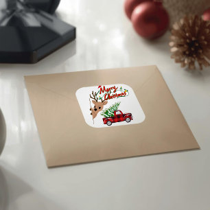 Rudolph Merry Christmas - Sticker