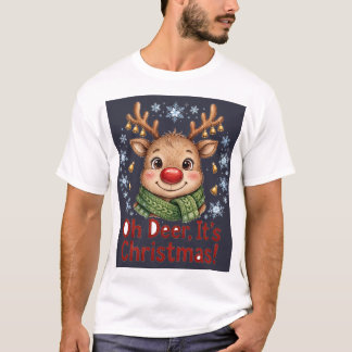Rudolph Reindeer — Christmas T-Shirt