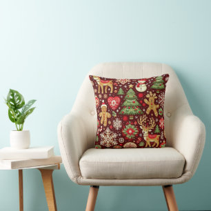 Rudolph Reindeer Cushion
