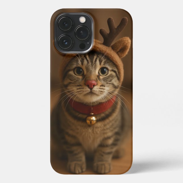 Rudolph the Cat iPhone 13 Pro Max Case (Back)