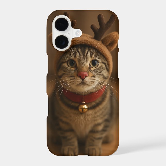 Rudolph the Cat iPhone 13 Pro Max Case (Back)