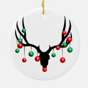 Rudolph the Dead Nosed Reindeer Ceramic Tree Decoration