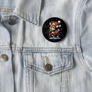 Rudolph The Red Nose Reindeer Christmas 6 Cm Round Badge