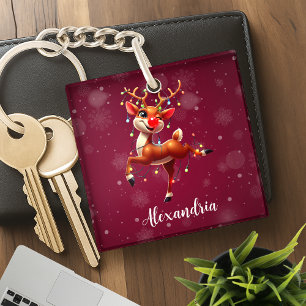 Rudolph The Red Nose Reindeer Christmas Key Ring