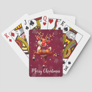 Rudolph The Red Nose Reindeer Christmas Playing Cards