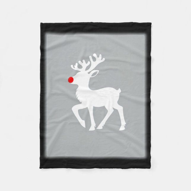 Rudolph The Red Nose Reindeer  Fleece Blanket (Front)