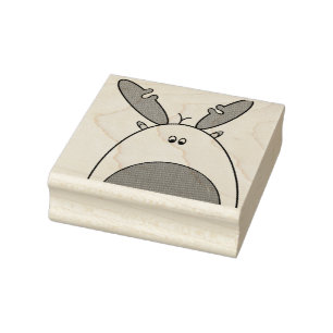 Rudolph the Red Nose Reindeer Rubber Stamp