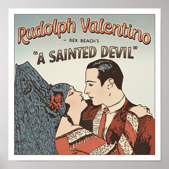 Rudolph Valentino - A Sainted Devil Poster (Front)