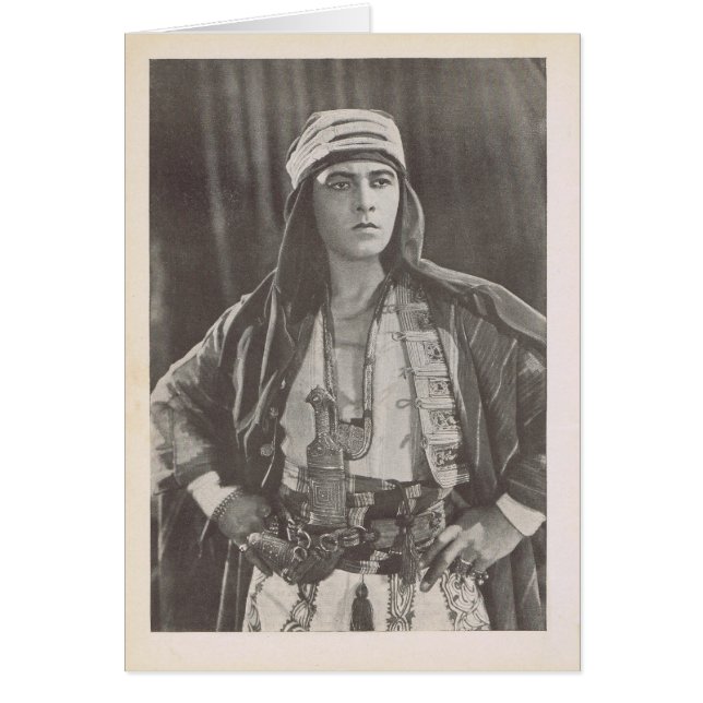 Rudolph Valentino vintage production photo (Front)