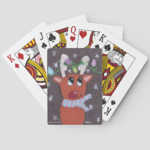 Rudolph's Sparkly Antlers - KidsArt for CHOC Playing Cards
