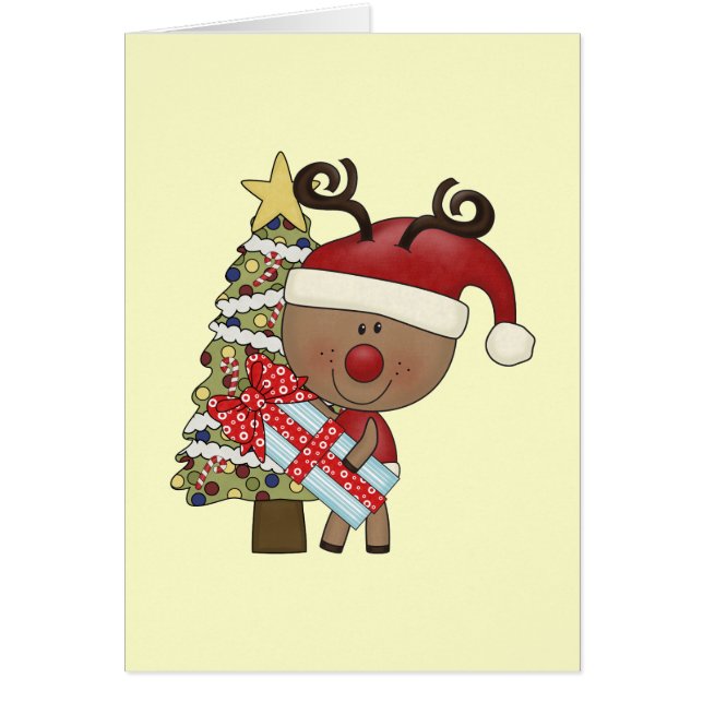 Rudy Reindeer Holiday Tree (Front)