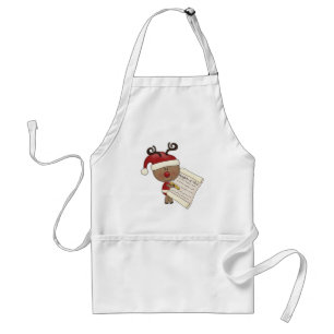 Rudy Reindeer Naughty or Nic Standard Apron