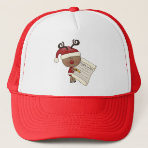 Rudy Reindeer Naughty or Nic Trucker Hat