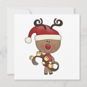 Rudy Reindeer With Bells