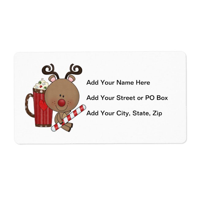 Rudy Reindeer With Cocoa (Front)