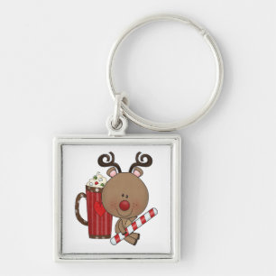 Rudy Reindeer With Cocoa Key Ring
